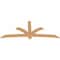 Ekena Millwork Davenport Timber Gable Bracket, Western Red Cedar, 96"W x 40"H x 1 1/2"D x 5 1/2"F, 10/12 Pitch GBW096X40X0206DAV00SWR - alternate 4